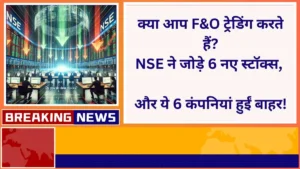NSE added 6 new stocks and these 6 companies were out
