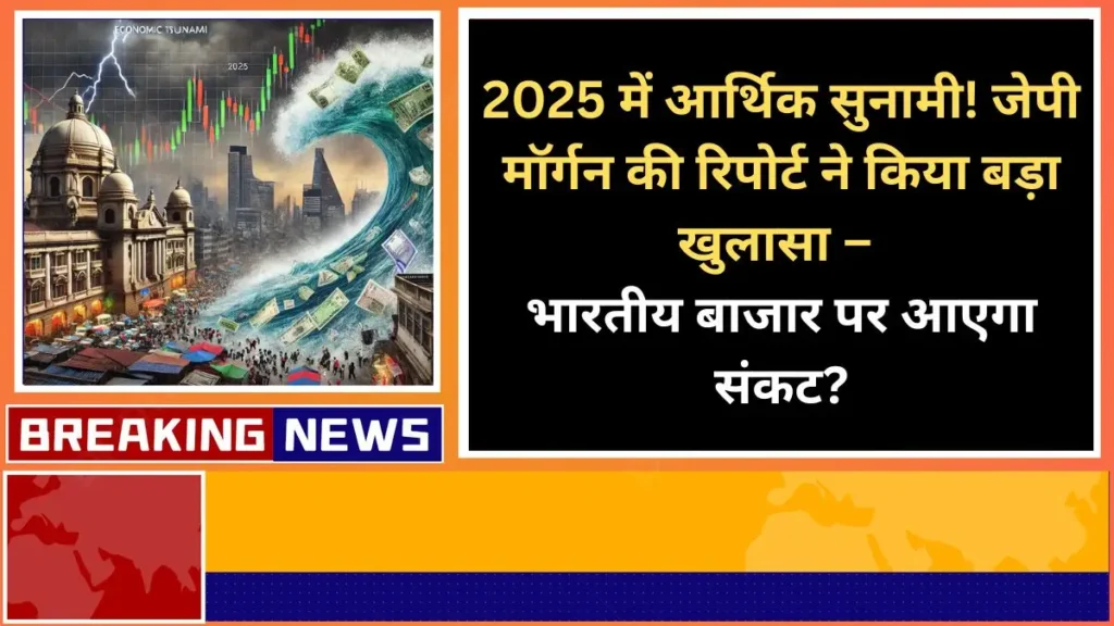 Economic tsunami in 2025 JP Morgan's report made a big revelation will the Indian market face a crisis