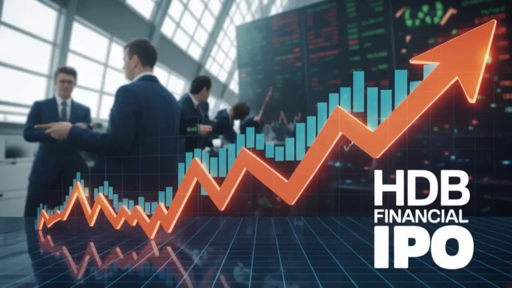 hdb financial ipo price discount unlisted market impact