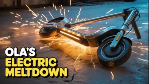 ola electric share fall reason analysis