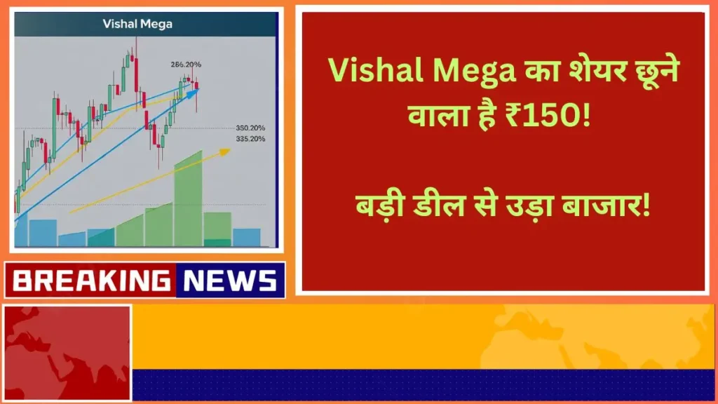vishal mega share price target ipo return block deal 2025
