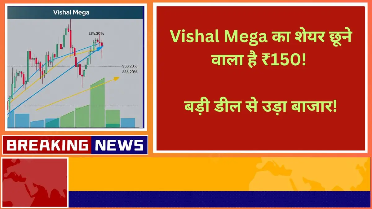 vishal mega share price target ipo return block deal 2025