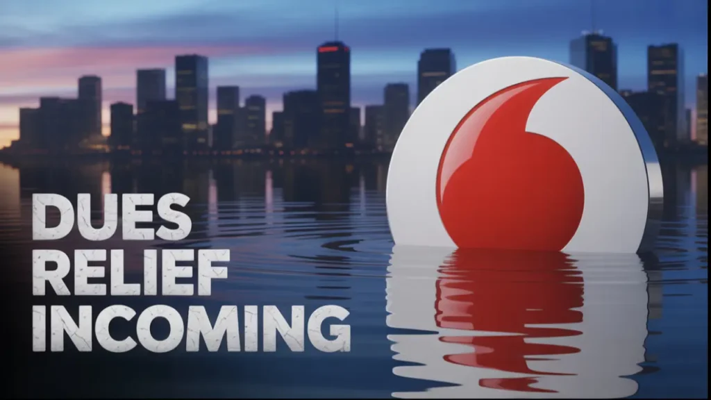 vodafone idea agr dues relief news 2025