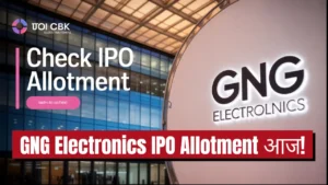 gng electronics ipo allotment status 2025