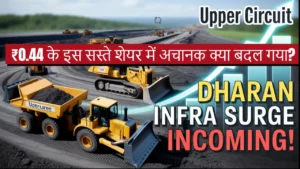 dharan infra epc share upper circuit august 2025