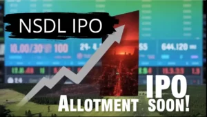 nsdl ipo allotment status 2025 check listing gmp date